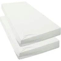 OTTO home Spannbettlaken Desner, Microfaser, Gummizug: rundum, (2 Stück), Mikrofaser, für Matratzen bis 20cm Höhe, 100% Polyester, Bettlaken