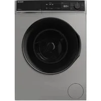 Sharp Waschmaschine ES-PRO014SA-DE, 10 kg, 1400 U/min, Schaumschutz, WaveCabinet, Einfaches Bügeln, WIFI App Steuerbar