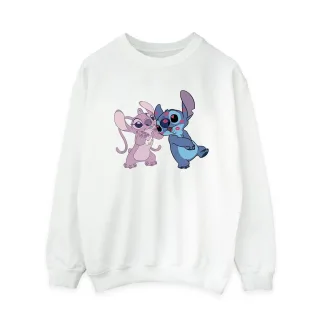 Disney Damen/Lilo & Stitch Kisses Sweatshirt (Weiß)