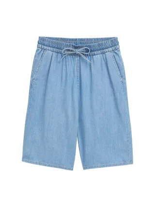 Denim Tom Tailor - TTLINOU WIDE Jeans used bleached blue denim - Gr. - XS