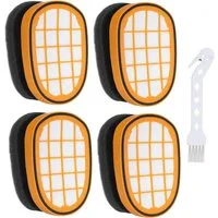 FELIXLEO Filter-Set 4 Stück Ersatzfilter kompatibel Philips SpeedPro Max Akkusauger