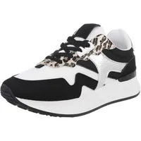Ital-Design Bequeme Damen Sneakers mit stilvollem Design Sneaker (89929888) Keilabsatz/Wedge Sneakers Low in Weiß