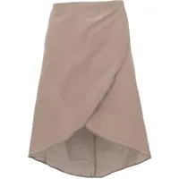 Guru-Shop Minirock Psytrance Goa Wickelrock, Minirock - taupe alternative Bekleidung