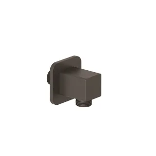 KLUDI-A-QA Wandanschlussbogen softedge Mattschwarz 6554839-00