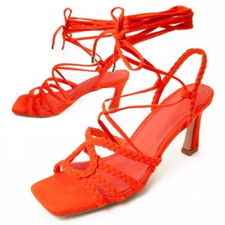 Montevita Heel Sandale Sandal8 in Orange