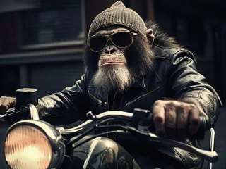Glasbild COOL RIDER