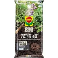 Compo Pflanzendünger COMPO Bio Anzucht und Kräutererde, 20 Ltr