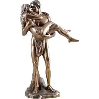 Vogler Dekofigur Veronese Akt Figur Die Liebenden Liebesretter 29cm bronz. Skulptur