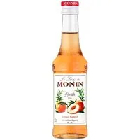 MONIN Getränke-Sirup, Monin Pfirsich Sirup mit natürlichem Aroma 250ml