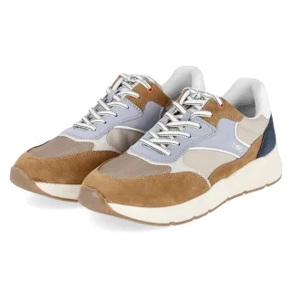 Tamaris Low Sneaker  Braun - Gr. 41 -  Leder und Textil