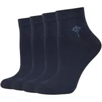 JOOP! Kurzsocken for your daily glam (4-Paar, 4 Paar) mit weichem Fußbett