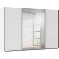 OTTO home Schwebetürenschrank Kleiderschrank Schrank Schlafzimmerschrank Garderobe AGORDO (Breiten 203/271/315/360 cm in drei Griff-Farben - NEU: Farbe SCHWARZ) Top Innenausstattung, in 4 Breiten und 2 Höhen MADE IN GERMANY