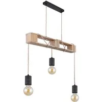 GLOBO LIGHTING Pendelleuchte JOELLE, ohne Leuchtmittel, Hängeleuchte, Kabel zum Herumwickeln, Höhe kürzbar, Esstisch