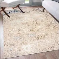 Mazovia Designteppich Modern Abstrakt Teppich für Wohnzimmer Schlafzimmer Büro - Kurzflor, 80 x 150 cm, Fußbodenheizung