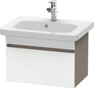 Duravit DuraStyle Waschtischunterbau wandhängend Weiß & Basalt Matt 580x368x398 mm - DS637901843 DS637901843