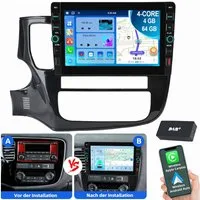 ESSGOO Für Mitsubishi Outlander III 2012-18 USB Type-c Autoradio (RDS, Digitalradio (DAB), FM, AM)