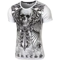 Baxboy T-Shirt Baxboy T-Shirt »BX2314« Rundhals bedruckt Print mit Strasssteine 2314