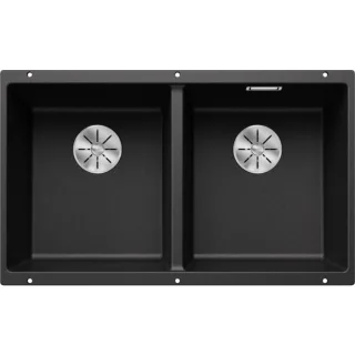 Blanco Subline 350/350-u Spüle 523574 75,5x46cm, PuraDur anthrazit, für Unterbau