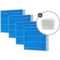 Verdunstungsfilter für Armin 680, 4er-Pack + Silvertex 4 Stück, inkl. Wassersterilisationspad