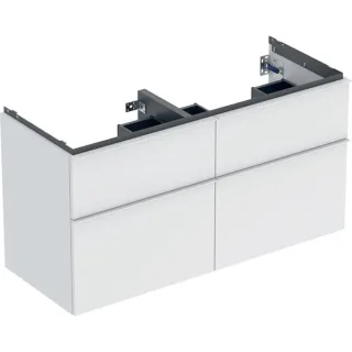 Geberit iCon Unterschrank für Doppel-Waschtisch, 4 Schubl. 502309013