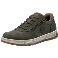 Rieker Sneaker Freizeitschuh, Halbschuh, Schnürschuh mit Kontrastbesatz