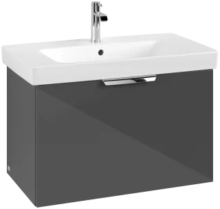 Villeroy & Boch Set LineUp 800mm mit Spiegel Glossy Grey S00803FPR1