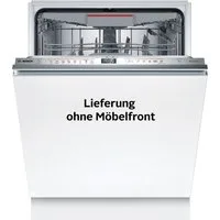 BOSCH vollintegrierbarer Geschirrspüler Serie 6 SMD6ECX12E, 14 Maßgedecke, Flexible, leicht laufende Max Flex Körbe & informatives Time Light