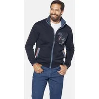 Jan Vanderstorm Sweatjacke LINDSEN mit elastischem Saumbund