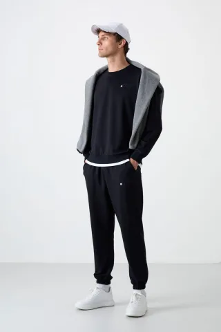 Herren Oversized Sweatshirt- und Hosen-Set