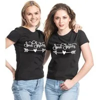 Couples Shop T-Shirt Soulsisters Beste Freunde Damen T-Shirt mit lustigem Spruch