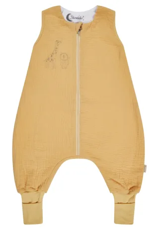 Sterntaler Baby-Schlafsack mit Beinen Safari Ocker Größe 68/74