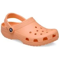Crocs Sandale Classic Clog Concrete orange/sun Badeschuh