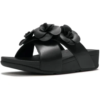 Fitflop Lulu Flower Polyurethan Damen Sandalen in Schwarz