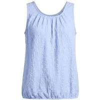 OriginalYou Trägertop Sommertop Damen Stretch Top Freizeit Oberteil Crinkle Look in Unifarben, Crinkle Look, One Size 38-42