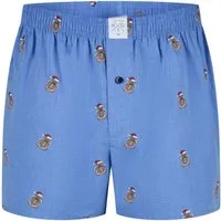 MG-1 Boxershorts MG-1 Herren Webboxer WEIHNACHTEN X-MAS Christmas Motive Lebkuchenmann (1-St)