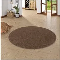 Snapstyle Hochflor-Teppich Hochflor Velours Teppich Cottage Rund, Rund, Höhe: 22 mm