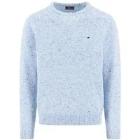 FYNCH-HATTON Strickpullover meliert, mit Rundhals