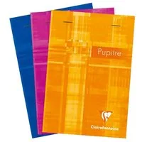 CLAIREFONTAINE Notizheft 5x Block Pupitre DIN A6 80 Blatt 90g kariert Sortiert 6642C, Clairefontaine Metric