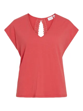 VILA - VISYMA V-NECK C/S TOP/1 - Gr. - L