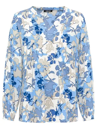 Olsen - Blouse Woven Long Sleeves ciel blue - Gr. - 40