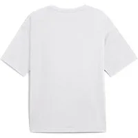 PUMA Trainingsshirt M GRAPHIC OVERSIZE TEE Kurzarm-Design, sportlicher Stil, atmungsaktiv, schnell trocknend