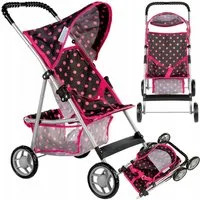 Kinderplay Dolls & Strollers Puppenbuggy Puppenwagen Buggy – leicht faltbar – Spielspaß für Kinder
