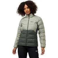 Jack Wolfskin Daunenjacke ATHER mit Windschutzblende, winddicht, wasserabweisend, atmungsaktiv