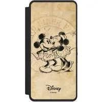 NIVOCASE Handyhülle Mickey Mouse Minnie Mouse Vintage Minnie&Mickey, Samsung Galaxy S26 Ultra Klapphülle Handyhülle aus Kunst Leder
