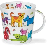 Dunoon Tasse Colourful Crew Dog Hunde Cairngorm 0,48 l Fine Bone China, 1-tlg.