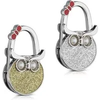 kwmobile Taschen-Halterung 2x Tisch Handtaschenhalter Haken, (2-tlg., Faltbare Antirutsch Taschenhaken Halterung Handtaschen)