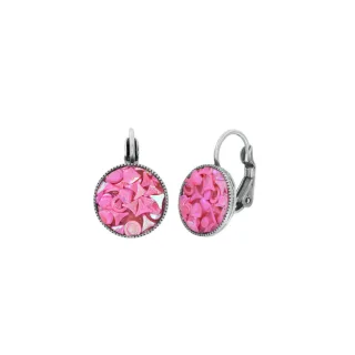 konplott - Ohrringe - Studio 54 pink/silver - Gr. - OS