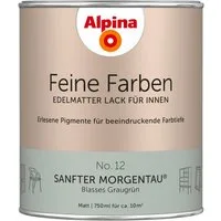 Alpina Lack Alpina Feine Farben Lack edelmatt 750ml - Farbfamilie Grün