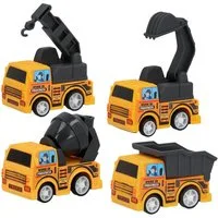 Boland Kostüm 4 Rückzugs-Bauwagen, 5,5 x 3 cm