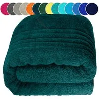 Lashuma Saunatuch XXL Handtuch London, Frottee (1-St), Badetuch Damen & Badehandtuch Herren 100x200 cm - Saunahandtuch 80x220